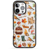 Cozy Autumn Aesthetic Black Impact Phone Case for iPhone 16 Pro, iPhone 16 Pro Max