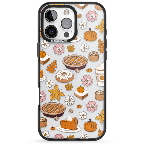 Pumpkin Pie & Autumn Treats Black Impact Phone Case for iPhone 16 Pro, iPhone 16 Pro Max