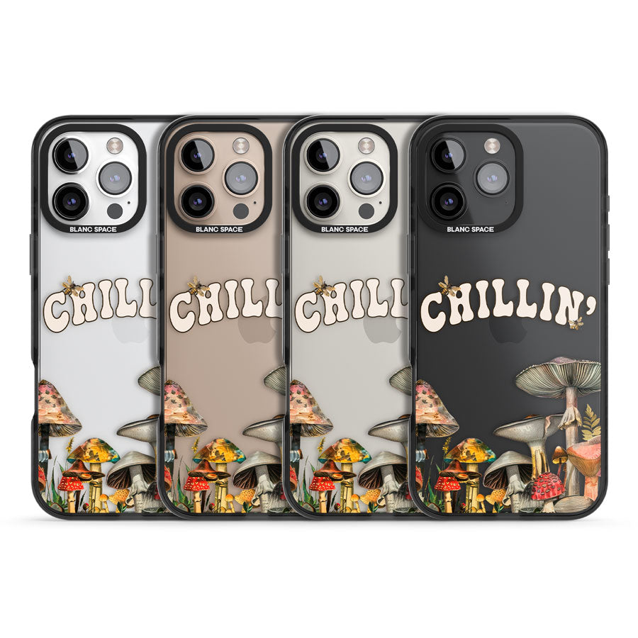 Chillin' Black Impact Phone Case for iPhone 16 Pro, iPhone 16 Pro Max