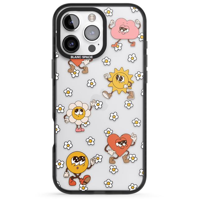 iPhone 16 Daisies & Friends Clear Impact Phone Case