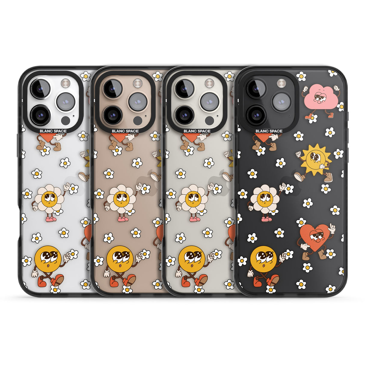 iPhone 16 Daisies & Friends Clear Impact Phone Case