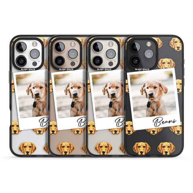 iPhone 16 Pro Max Personalised Labrador - Dog Photo Black Impact Phone Case