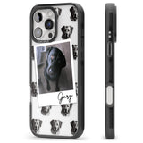 iPhone 16 Pro Max Personalised Labrador, Black - Dog Photo Black Impact Phone Case