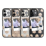 iPhone 16 Pro Max Personalised Cockapoo, Cream - Dog Photo Black Impact Phone Case