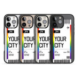 iPhone 16 Pro Max Pride Boarding Pass (Limited Edition) Black Impact Phone Case