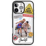 iPhone 16 Pro Max Personalised Sticker Mix Instant Photo Black Impact Phone Case