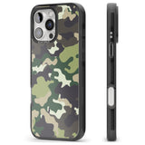 iPhone 16 Pro Max Green Camo Black Impact Phone Case