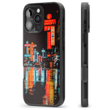 iPhone 16 Pro Max Neon City Black Impact Phone Case