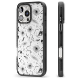 iPhone 16 Pro Max Mixed Galaxy Pattern Black Impact Phone Case