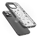 iPhone 16 Pro Max Mixed Galaxy Pattern Black Impact Phone Case