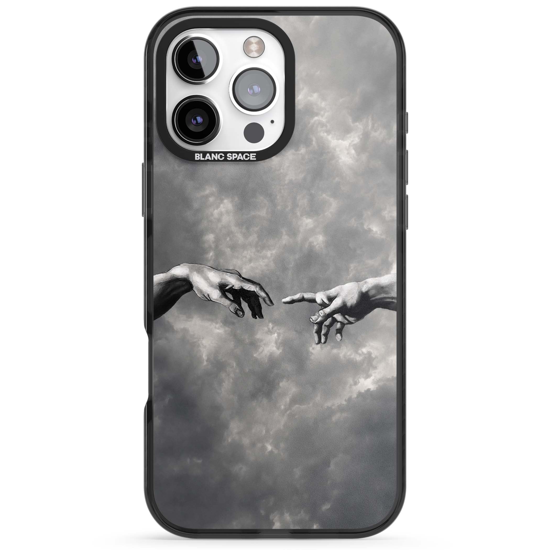 Creation art iPhone case | Black Impact case for iPhone 16 Pro, iPhone 16 Pro Max