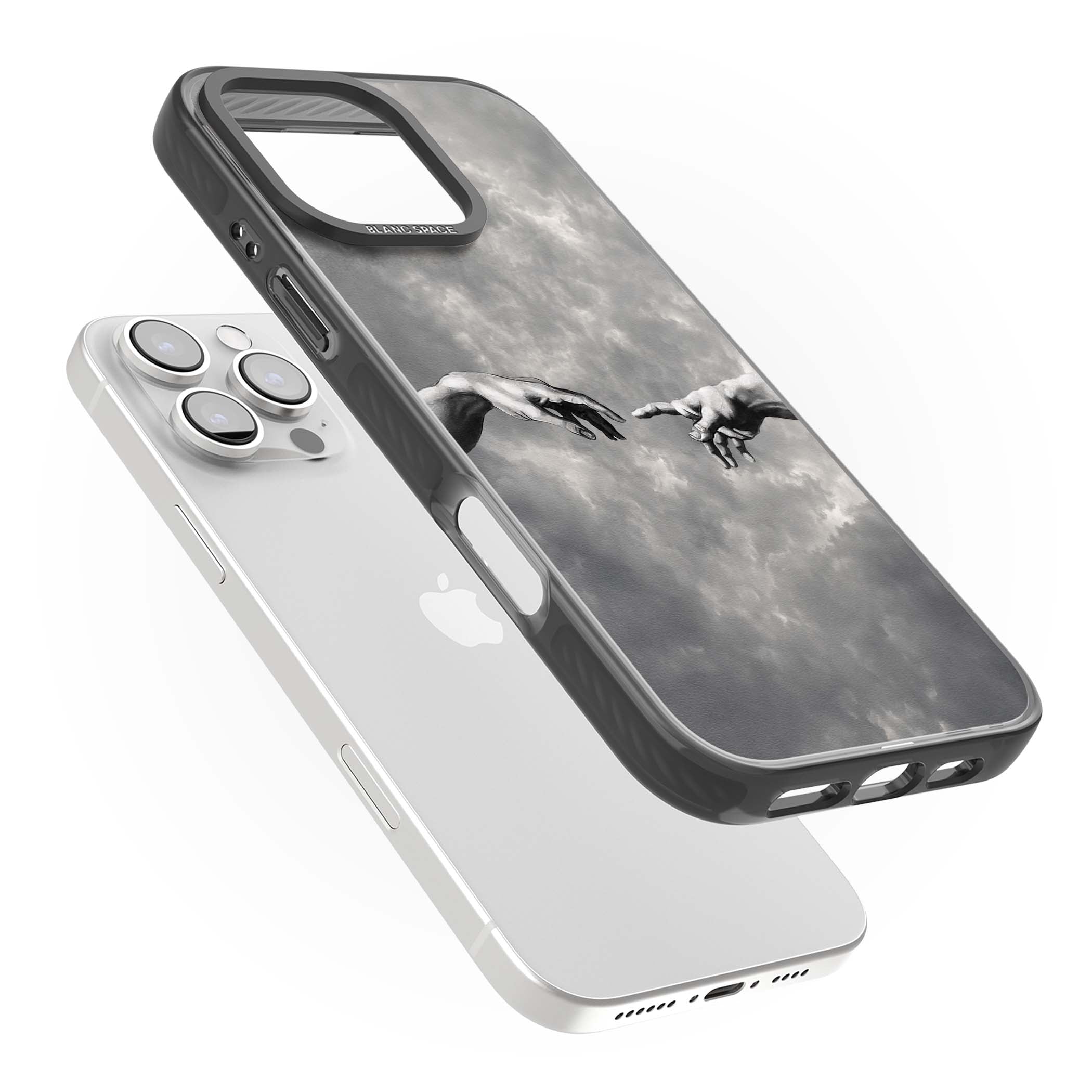 Creation art iPhone case | Black Impact case for iPhone 16 Pro, iPhone 16 Pro Max