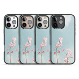 iPhone 16 Pro Max Blossom Flower Sky Black Impact Phone Case