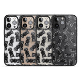 iPhone 16 Pro Max Cockapoo (Black) Watercolour Dog Pattern Black Impact Phone Case