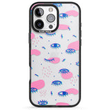 iPhone 16 Pro Max Pink Eye Blotches Black Impact Phone Case