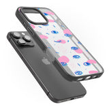 iPhone 16 Pro Max Pink Eye Blotches Black Impact Phone Case