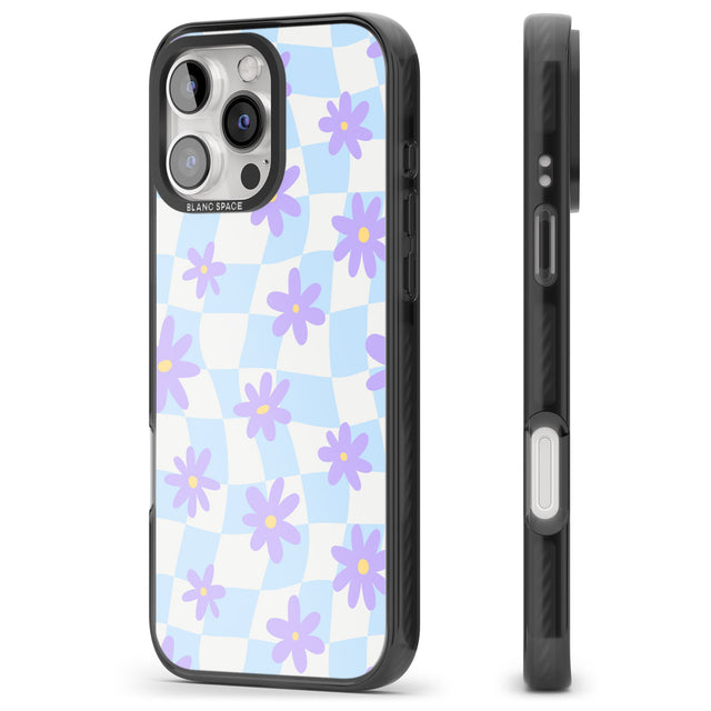 iPhone 16 Pro Max Serene Skies & Flowers Black Impact Phone Case