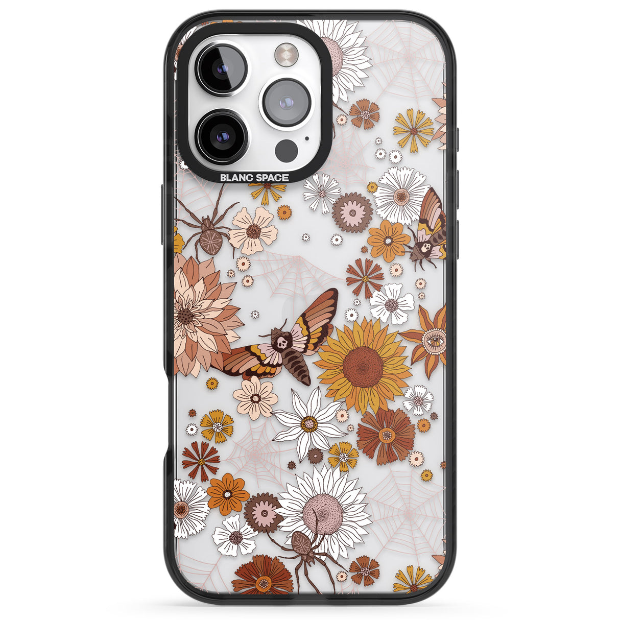 iPhone 16 Pro Max Halloween Wildlife Black Impact Phone Case