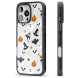 iPhone 16 Pro Max Halloween Mix Pattern Black Impact Phone Case