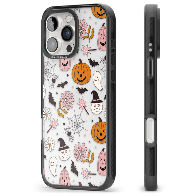 Spooky Mix Black Impact Phone Case for iPhone 16 Pro, iPhone 16 Pro Max