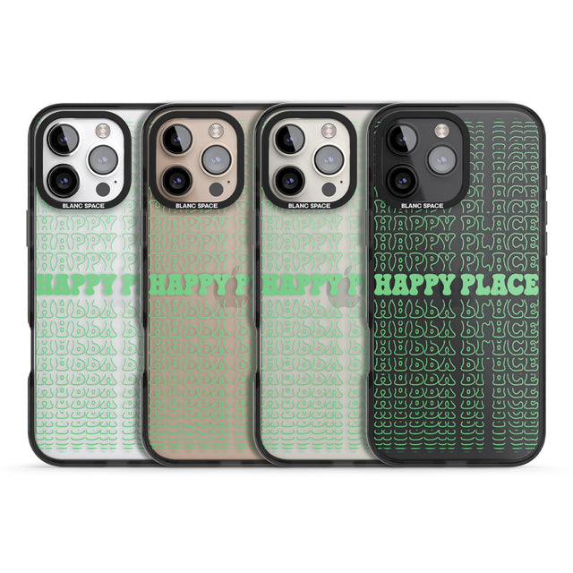 iPhone 16 Pro Max Happy Place (Green) Clear Impact Phone Case + Magsafe