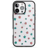 iPhone 16 Pro Max Heartstopper Stars Pattern Black Impact Phone Case