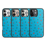 iPhone 16 Pro Max Blue Heartstopper Stars Pattern Black Impact Phone Case