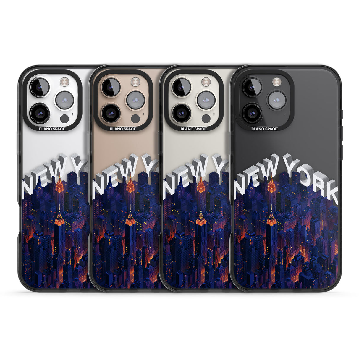 iPhone 16 Pro Max New York City Black Impact Phone Case + Magsafe