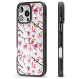 iPhone 16 Pro Max Sakura Watercolour Black Impact Phone Case