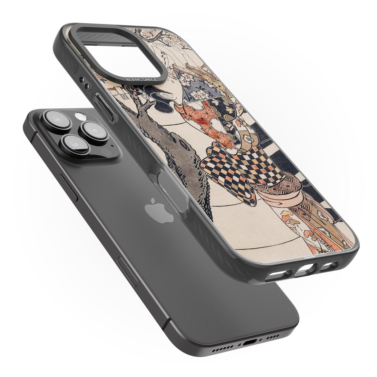 iPhone 16 Pro Max Vintage Japan Black Impact Phone Case