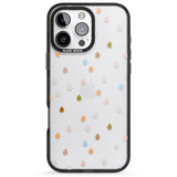 iPhone 16 Pro Max Raindrops Black Impact Phone Case