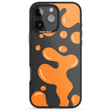 iPhone 16 Pro Max Orange Lava Lamp Black Impact Phone Case