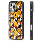 iPhone 16 Pro Max Yin Yang & Faces Black Impact Phone Case