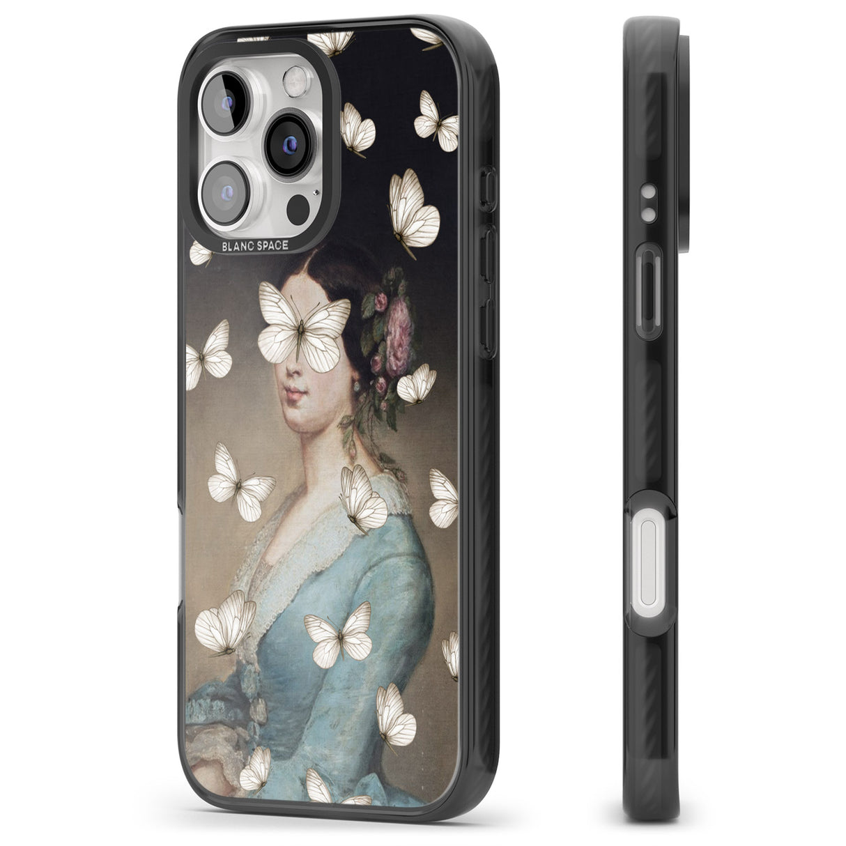 iPhone 16 Pro Max BUTTERFLY BEAUTY Black Impact Phone Case