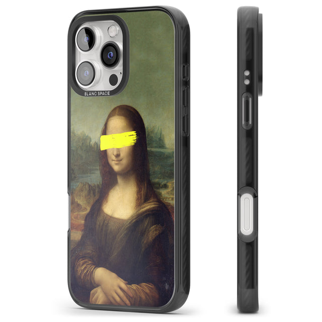 iPhone 16 Pro Max VANDALED MONA LISA Black Impact Phone Case