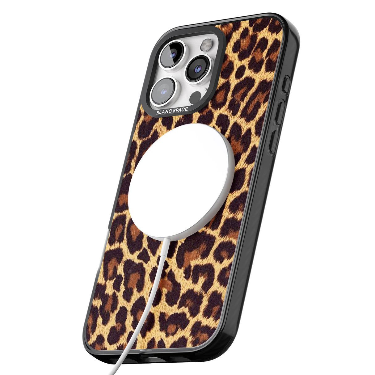 iPhone 16 Pro Max Gold Leopard Print Black Impact Phone Case