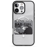 iPhone 16 Pro Max Sad Girl Club Black Impact Phone Case