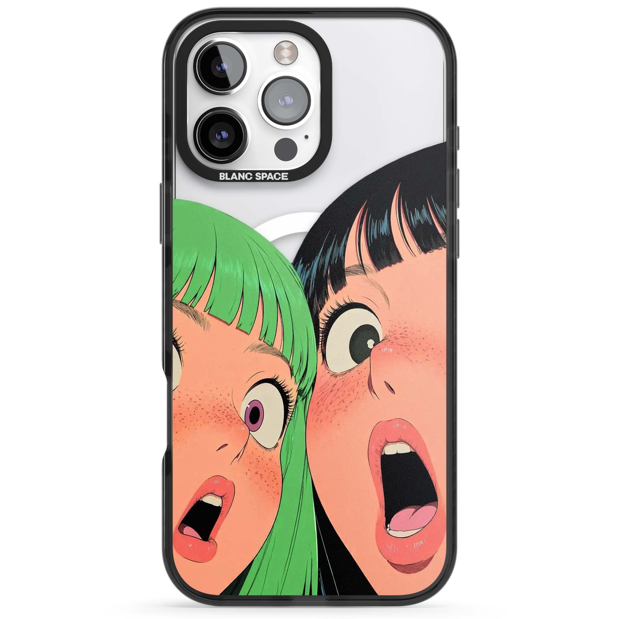 Gasp for her iPhone case | Black Impact Magsafe case for iPhone 16 Pro, iPhone 16 Pro Max