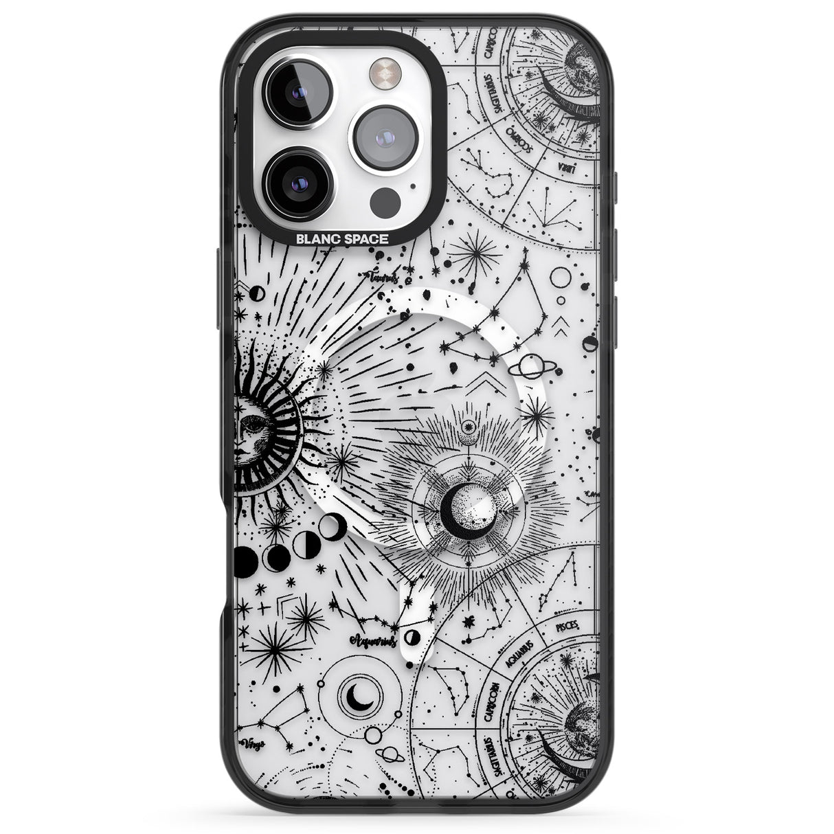 iPhone 16 Pro Max Suns & Constellations Astrological Black Impact Phone Case