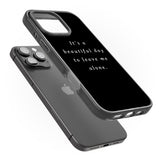 iPhone 16 Pro Max Leave me alone Black Impact Phone Case