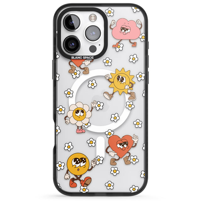 iPhone 16 Daisies & Friends Clear Impact Phone Case