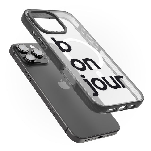 iPhone 16 Pro Max Bonjour Black Impact Phone Case