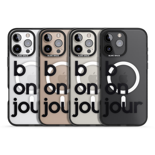 iPhone 16 Pro Max Bonjour Black Impact Phone Case