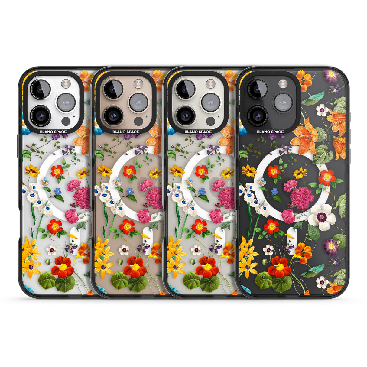 iPhone 16 Whimsical Wildflowers Clear Impact Phone Case