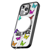 iPhone 16 Pro Max Just a Dreamer Butterfly Black Impact Phone Case