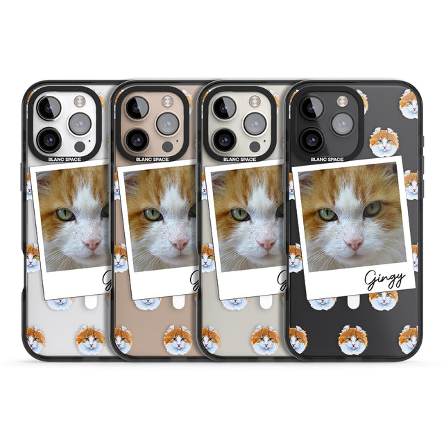 iPhone 16 Pro Max Personalised American Curl Photo Black Impact Phone Case