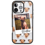 iPhone 16 Pro Max Personalised Border Terrier - Dog Photo Black Impact Phone Case