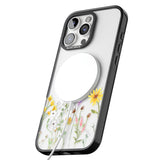 Personalised April Wildfowers Black Impact Magsafe Phone Case for iPhone 16 Pro, iPhone 16 Pro Max