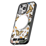 iPhone 16 Pro Max Personalised Photorealistic Butterfly Black Impact Phone Case