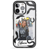 iPhone 16 Pro Max Personalised Snake Instant Photo Black Impact Phone Case